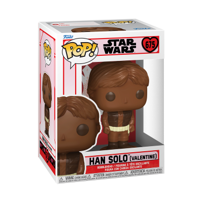 Figura Funko Pop! Han Solo Valentine Star Wars 675 na caixa