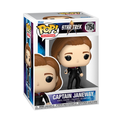 Funko Pop! Captain Janeway de Star Trek em embalagem