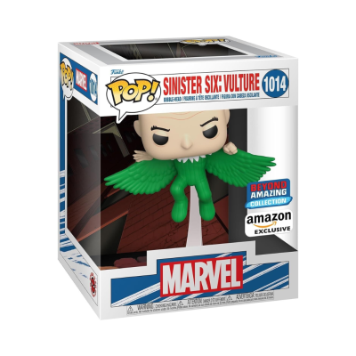 Figura Funko Pop! Sinister Six Vulture da Marvel em caixa com etiquetas exclusivas