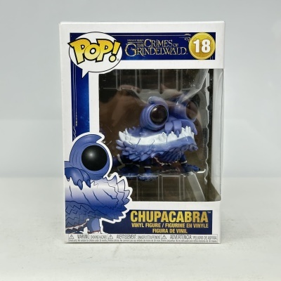 Figurine vinil Chupacabra azul na caixa POP! edição 18 The Crimes of Grindelwald