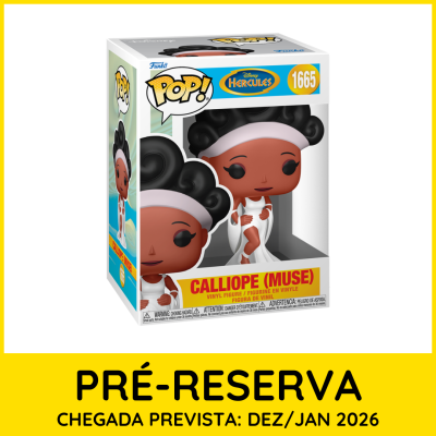 Figura Funko Pop Calliope (Muse) da Disney Hércules em caixa