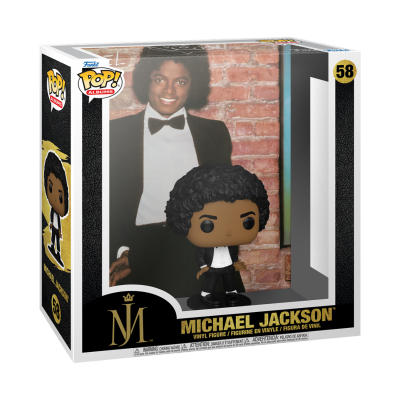 Figura de vinil Michael Jackson numa caixa Pop! Álbums número 58