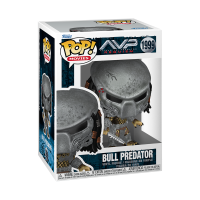 Funko Pop Bull Predator Aliens Vs Predator Requiem na caixa