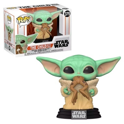 Figura Pop! vinil The Child with Frog Star Wars com embalagem