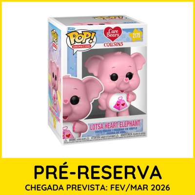 Funko Pop! Lotsa Heart Elephant Care Bears em caixa