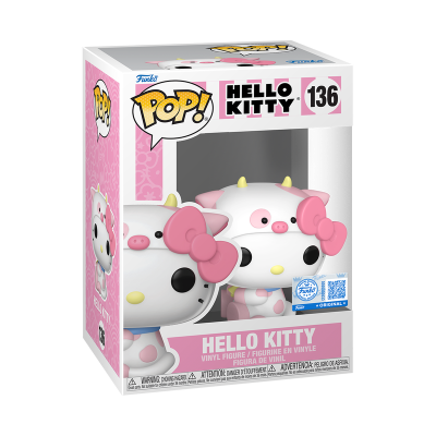 Funko Pop! Hello Kitty número 136 em caixa com janela transparente