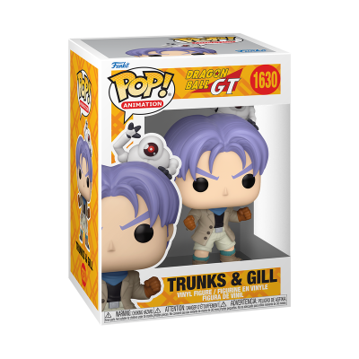 Funko Pop! Dragon Ball GT Trunks & Gill número 1630 em caixa