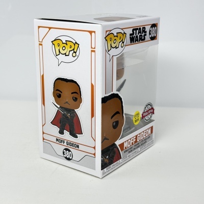Boneco Funko Pop! Moff Gideon da série Star Wars na caixa