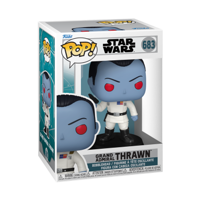 Funko Pop! Star Wars Grand Admiral Thrawn número 683 na embalagem