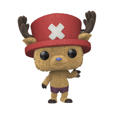 Figura Funko Pop de animal com chapéu vermelho e X branco