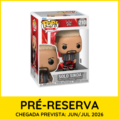 Figura de vinil Funko Pop WWE Solo Sikoa na embalagem