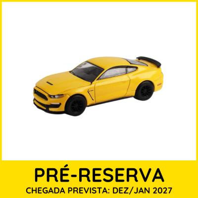 Miniatura de carro desportivo amarelo e preto sobre fundo branco com moldura amarela