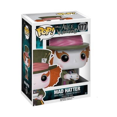 Figura Funko Pop! Mad Hatter Alice in Wonderland em caixa