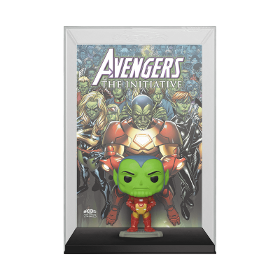 Figura Funko Pop Homem de Ferro máscara verde com caixa Avengers The Initiative
