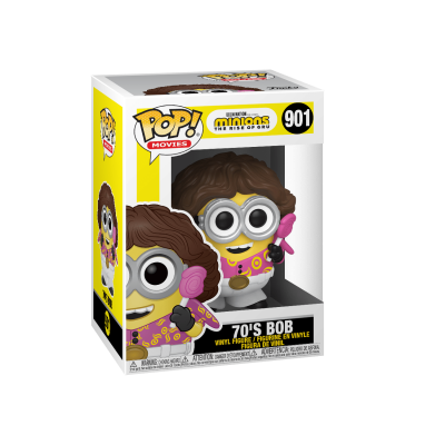 Figura Funko Pop! 70'S Bob dos Minions em embalagem