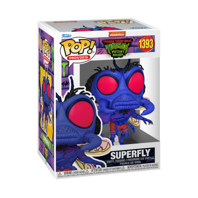 Figura Funko Pop! Superfly TMNT em caixa colorida