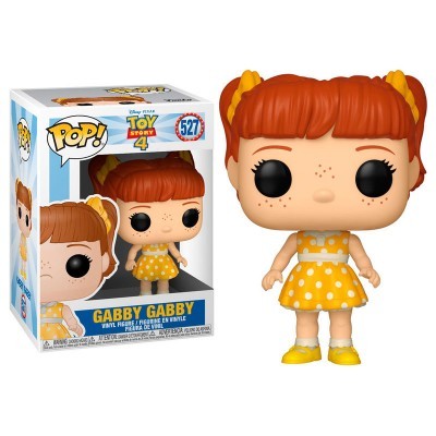 Figura Funko Pop! Gabby Gabby Toy Story 4 com vestido amarelo às bolinhas