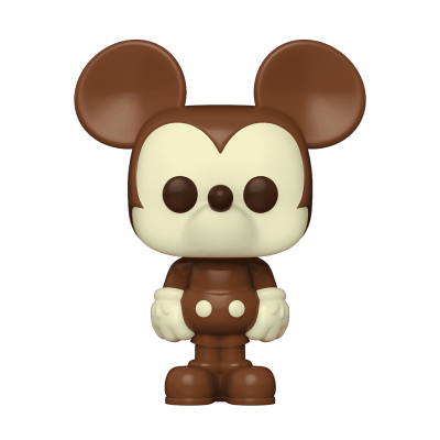 Figura Funko Pop do Mickey Mouse castanho e creme