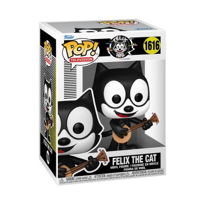 Figura Funko Pop! de Félix the Cat com banjo, embalagem original, número 1616.
