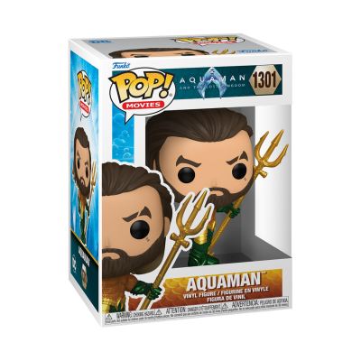 Figura de vinil Funko Pop! Aquaman na caixa