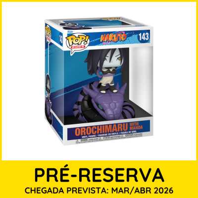 Funko Pop! Rides Naruto Orochimaru com serpente em caixa