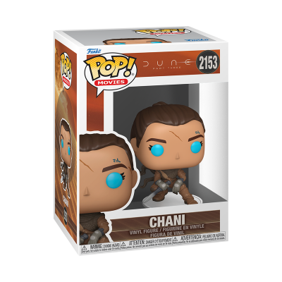 Figura Funko Pop! Chani do filme Dune Parte Três na caixa oficial com número 2153