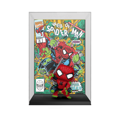 Figura Funko Pop Homem-Aranha com comic Web of Spider-Man