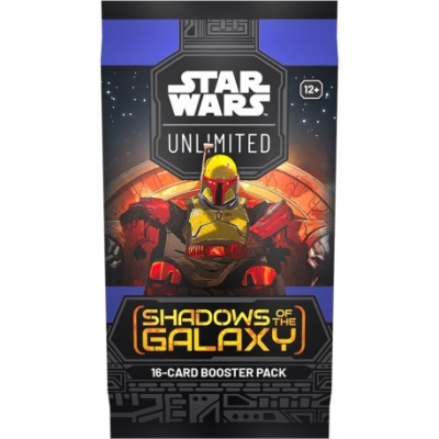 Pacote de expansão para jogo de cartas Star Wars Unlimited Shadows of the Galaxy