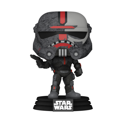 Funko Pop Stormtrooper Star Wars cinza e vermelho