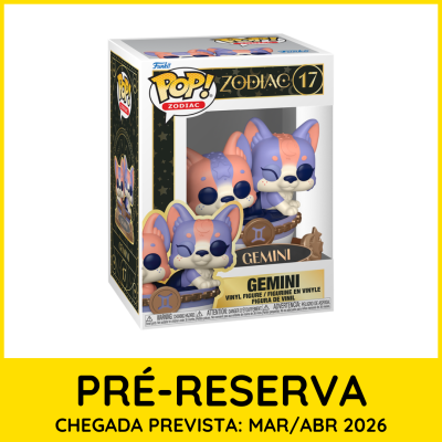 Figura Funko Pop! Zodiac Gemini vinil embalagem transparente