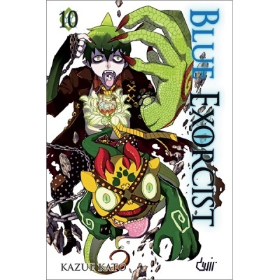 Capa do manga BLUE EXORCIST volume 10 com personagem ilustrado colorido
