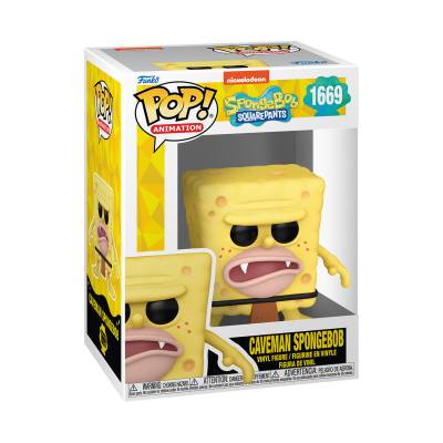 Figura Funko Pop! Caveman SpongeBob vinil na caixa