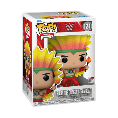Figura Funko Pop! de Ricky The Dragon Steamboat em embalagem