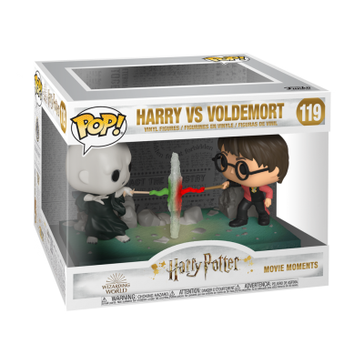 Caixa Funko Pop! Harry vs Voldemort, figuras de vinil, número 119.