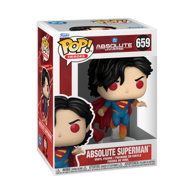 Figura de vinil Funko Pop Absolute Superman na caixa