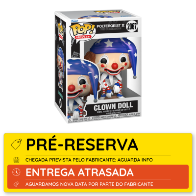 Figura Funko Pop! Clown Doll Poltergeist II em caixa