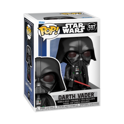 Figura Funko Pop! Darth Vader Star Wars 597 em caixa