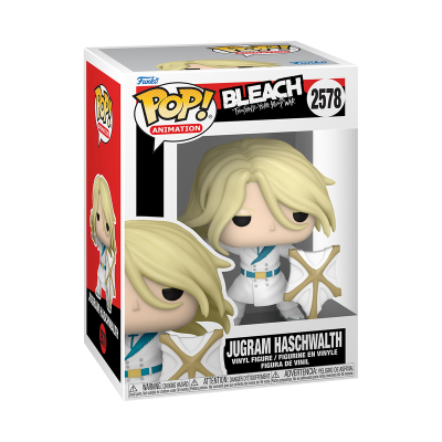 Funko Pop! Jugram Haschwalth Bleach 2578 em embalagem com janela