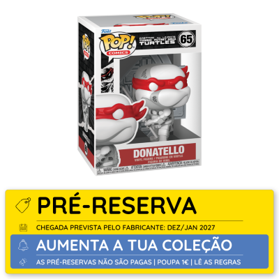 Figura Funko POP Donatello Teenage Mutant Ninja Turtles pré-reserva