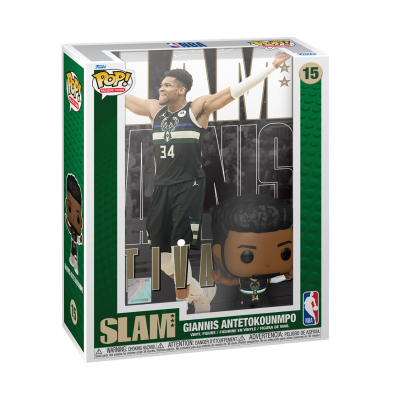 Figura Funko Pop Giannis Antetokounmpo basquete na embalagem