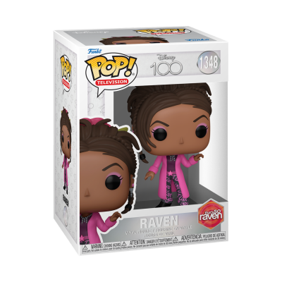 Boneco Funko Pop! da personagem Raven dentro de caixa