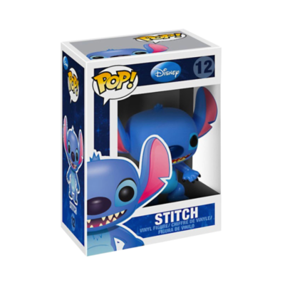 Figura de vinil Stitch da Disney na embalagem oficial