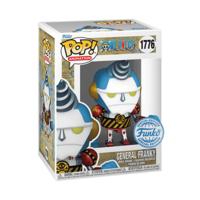 Figura Funko Pop! General Franky One Piece 1776 em embalagem