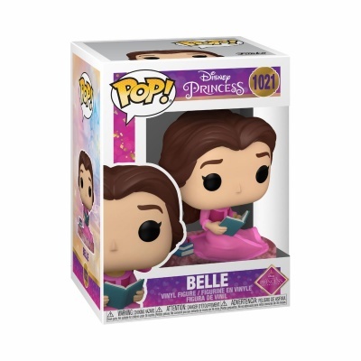 Figura Funko Pop! da personagem Belle em caixa com janela transparente