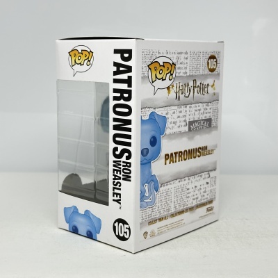 Embalagem Funko Pop! Patronus Ron Weasley Harry Potter nº 105 com janela transparente