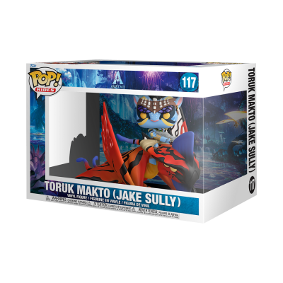 Boneco Funko Pop! Toruk Makto (Jake Sully) de Avatar na embalagem