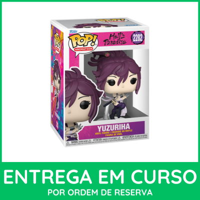 Funko Pop Yuzuriha Hells Paradise em caixa