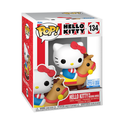 Figura vinil Hello Kitty nº134 numa caixa POP!