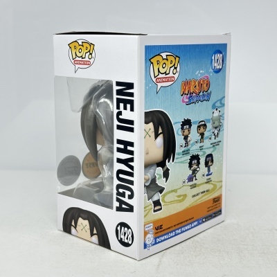 Caixa Funko Pop branco com figura de Naruto Shippuden