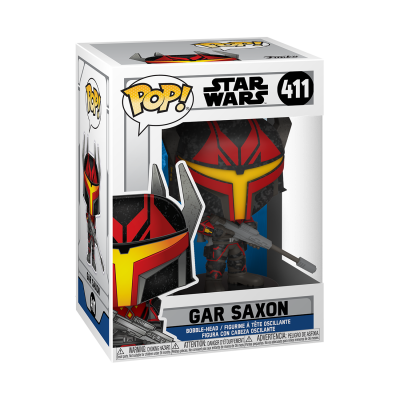 Figura Funko Pop! de Gar Saxon de Star Wars na caixa